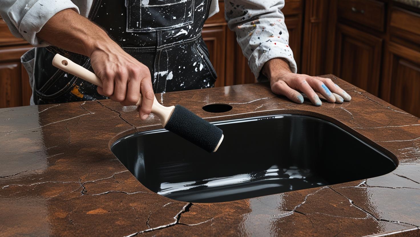 Como pintar Mármore e Granito Velho Guia Completo para Renovar com Durabilidade, veja o passo a passo