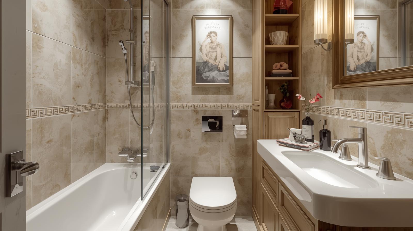 Soluções para banheiros pequenos