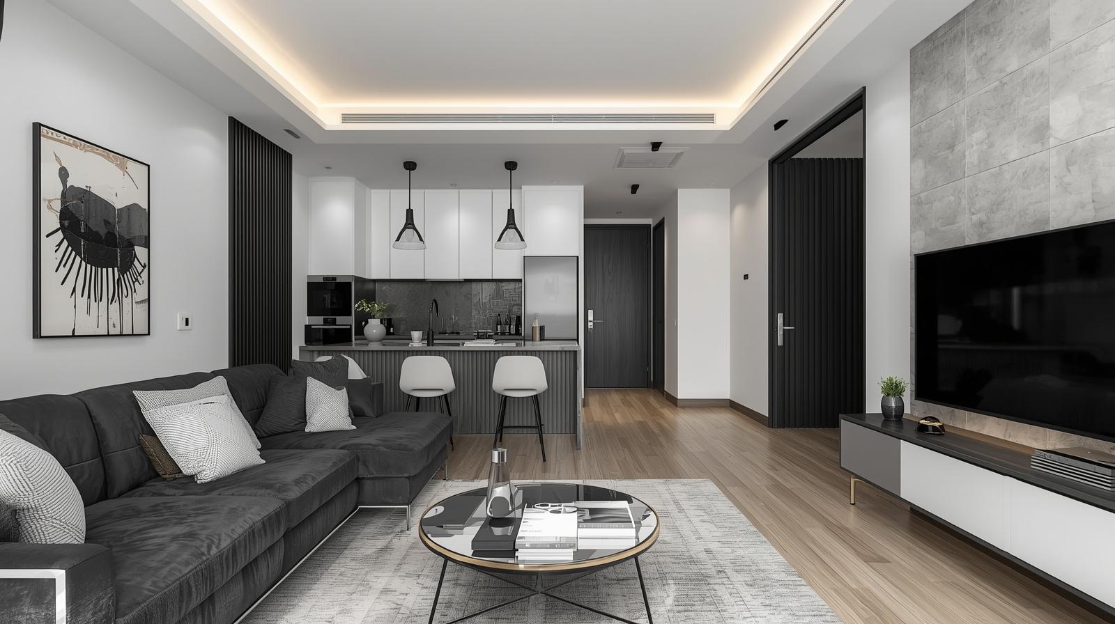 como usar cor escura na decoração