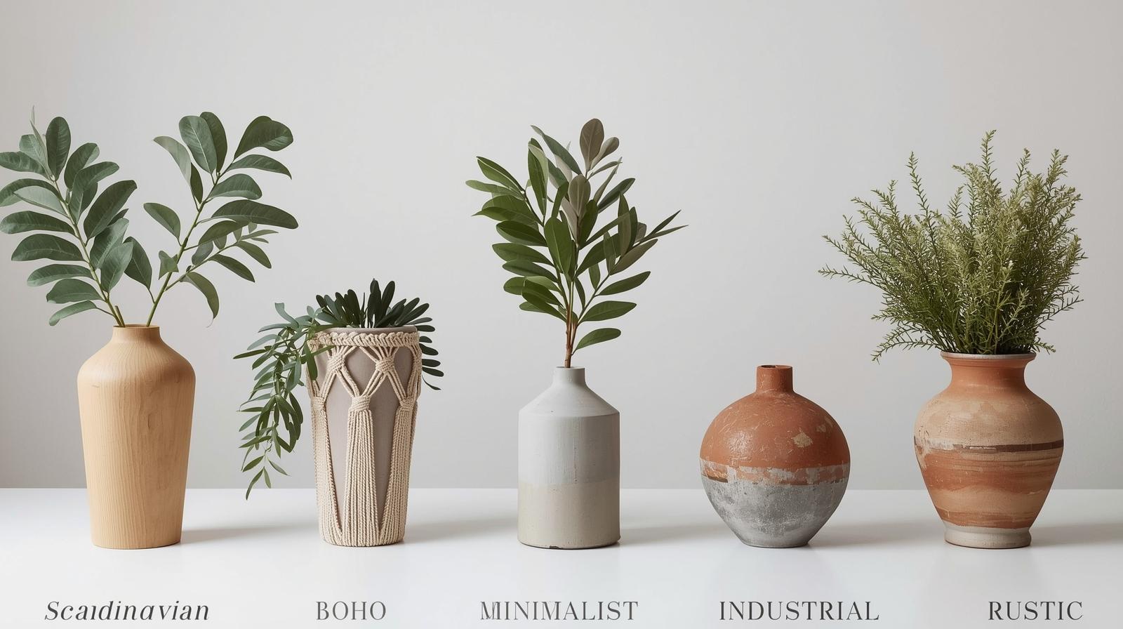 Quais os Modelos de vaso para cada estilo de decoração